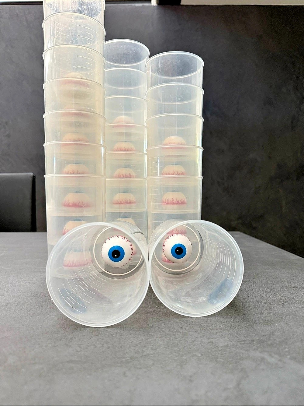 Novelty Eyeball Cups Party Set of 20